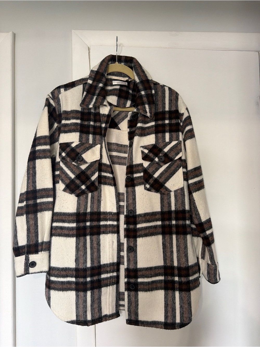 RD Style Plaid Oversized Shacket (Shirt Jacket) – Size XS